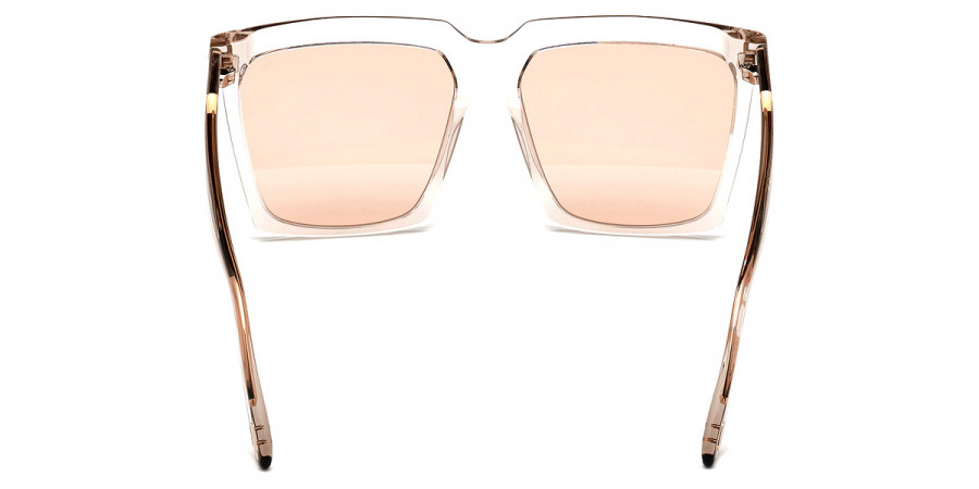 Color: Shiny Transparent Light Sand (20Z) - Tom Ford FT0764Sabrina-0220Z58