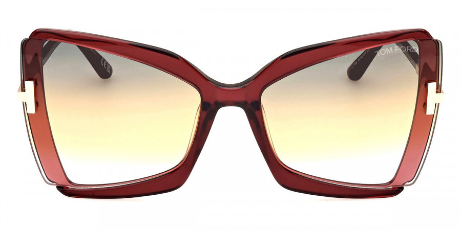 Tom Ford™ Gia FT0766 69T 63 - Shiny Bordeaux