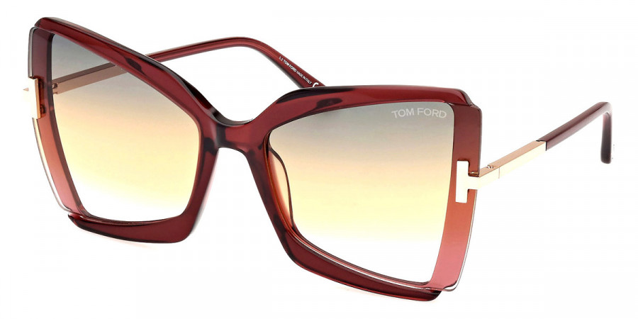 Color: Shiny Bordeaux (69T) - Tom Ford FT076669T63