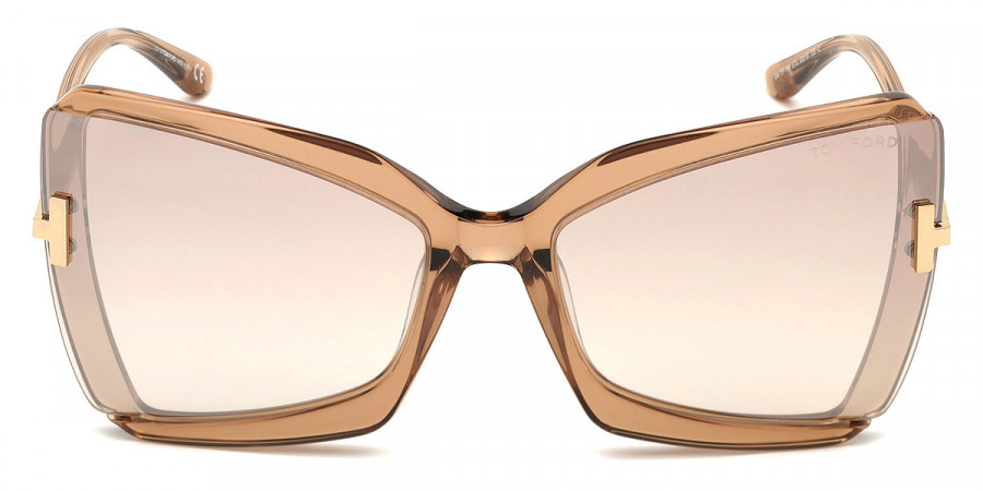 Tom Ford™ FT0766 Gia 57G 63 - Rose Champagne with Rose Gold