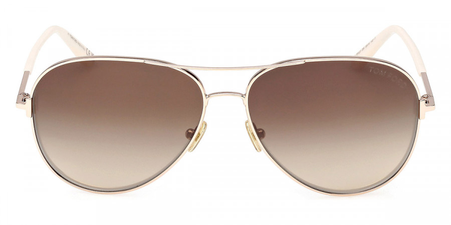 Tom Ford™ FT0823 Clark 28K 59 - Shiny Rose Gold