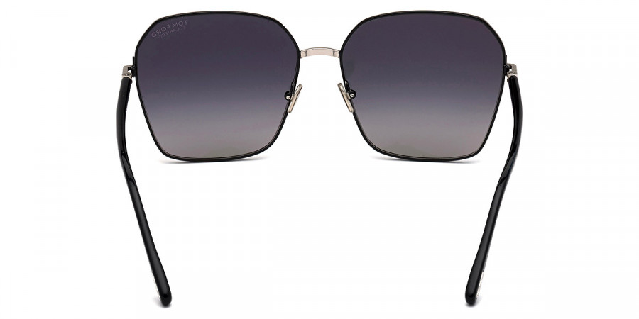 Color: Shiny Palladium/Black (01D) - Tom Ford FT0839Claudia-0201D62