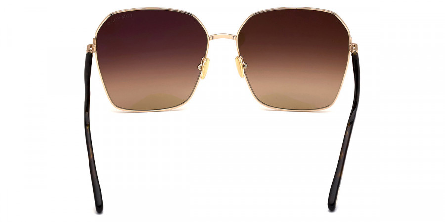 Color: Shiny Rose Gold/Shiny Classic Dark Havana (52F) - Tom Ford FT0839Claudia-0252F62