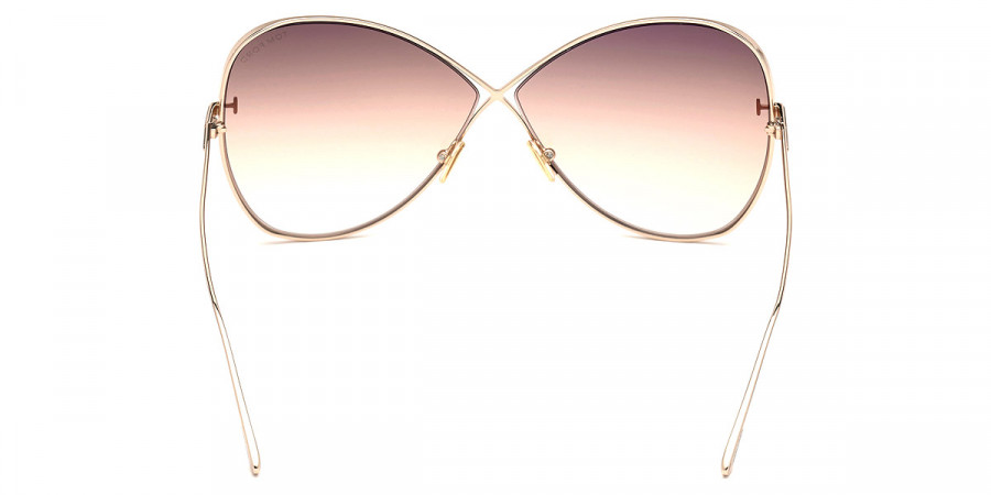 Color: Shiny Rose Gold (28F) - Tom Ford FT0842Nickie28F66