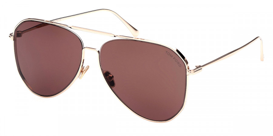 Color: Shiny Rose Gold (28E) - Tom Ford FT0853Charles-0228E60