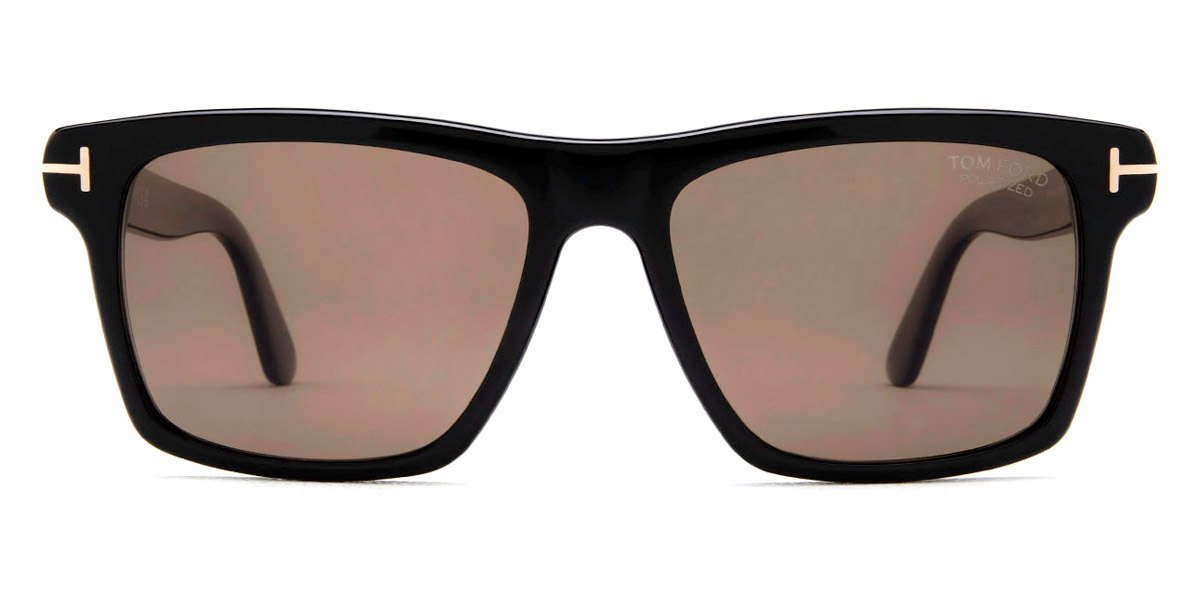 Tom Ford™ FT0906 Buckley-02 01H 56 - Shiny Black