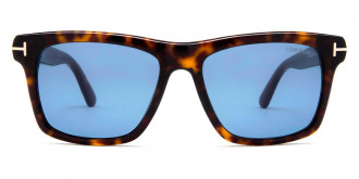 Tom Ford™ FT0906 Buckley-02 01H 56 Shiny Black Sunglasses