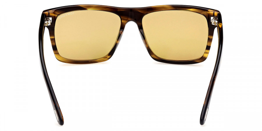 Color: Shiy Brown with Amber Stripes (55E) - Tom Ford FT0906Buckley-0255E56