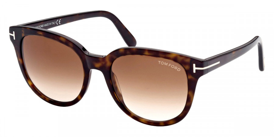 Color: Shiny Classic Dark Havana (52F) - Tom Ford FT0914-FOlivia-0252F56