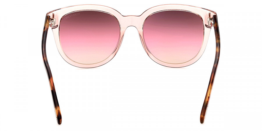 Color: Transparent Powder Pink with Antique Pink Havana (72F) - Tom Ford FT0914Olivia-0272F54