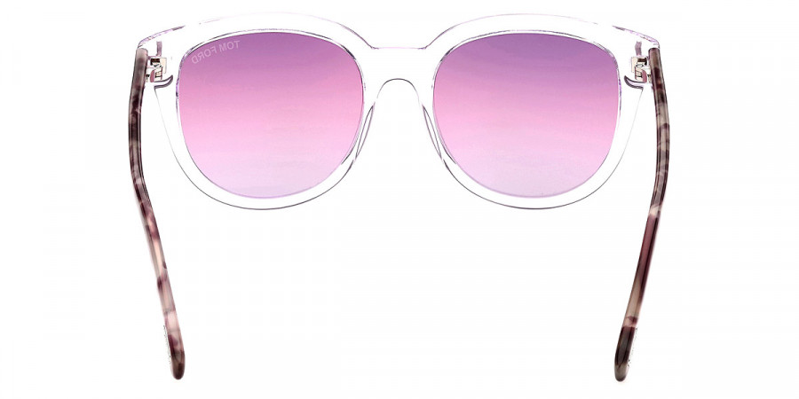 Color: Transparent Lilac with Lilac Vintage Havana (78Z) - Tom Ford FT0914Olivia-0278Z54