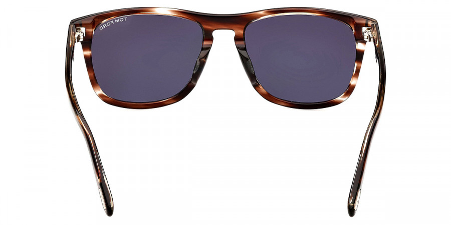 Color: Shiny Striped Brown Havana (56A) - Tom Ford FT0930-FGerard-0256A56