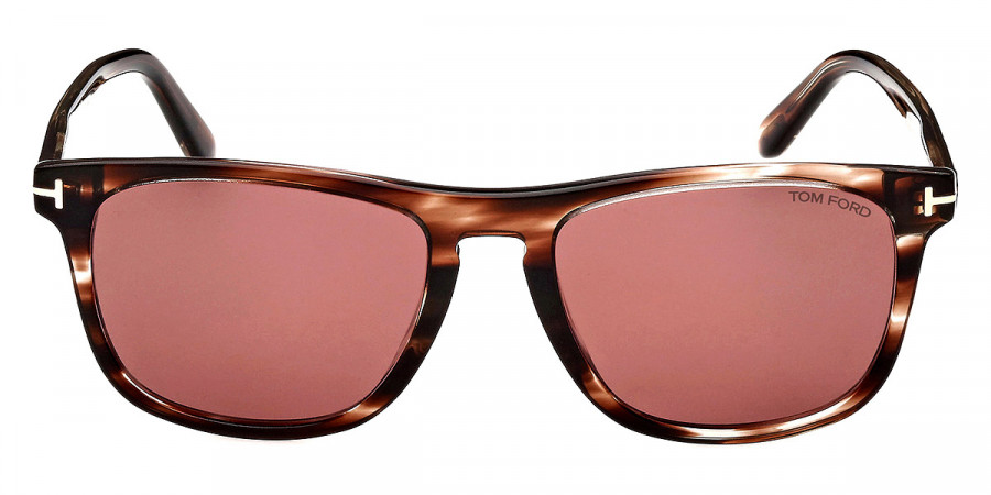 Tom Ford™ FT0930 Gerard-02 56S 56 - Shiny Striped Brown Havana