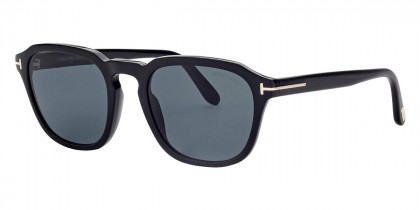 Tom Ford™ FT0931 Avery 01V 52 Shiny Black Sunglasses