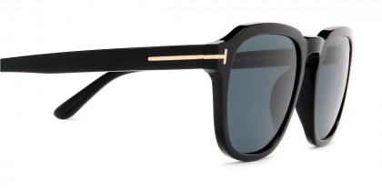 Tom Ford™ FT0931 Avery 01V 52 Shiny Black Sunglasses