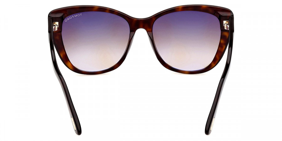 Color: Shiny Classic Dark Havana (52K) - Tom Ford FT0937Nora52K57