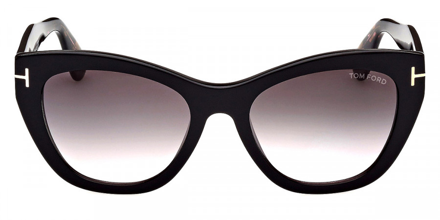 Tom Ford™ FT0940 Cara 05B 56 - Shiny Black/Leopard Purple Havana