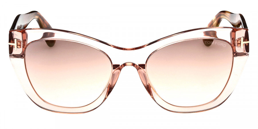 Tom Ford™ FT0940 Cara 72G 56 - Transparent Pink with Antique Pink Havana