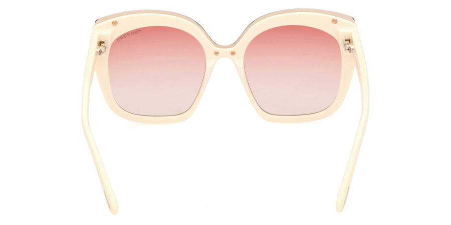 Color: Shiny Ivory with Rose Gold (25T) - Tom Ford FT0944Chantalle25T55