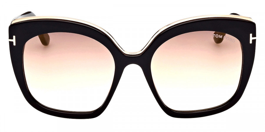 Tom Ford™ FT0944 Chantalle 01G 55 - Black with Rose Gold