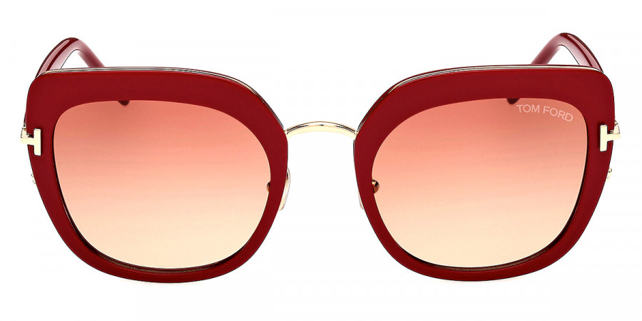 Tom Ford™ FT0945 Virginia 66T 55 - Shiny Fuchsia and Rose Gold