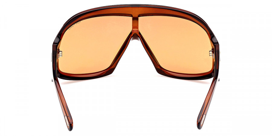 Color: Shiny Transparent Brown (45E) - Tom Ford FT0965Cassius45E78