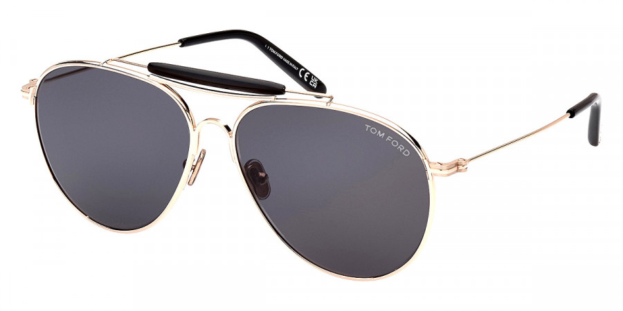 Color: Shiny Rose Gold/T Logo (28A) - Tom Ford FT0995Raphael-0228A59