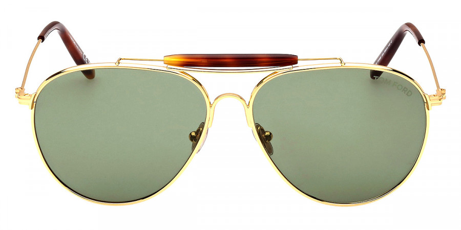 Tom Ford™ FT0995 Raphael-02 30N 59 - Shiny Yellow Gold/T Logo