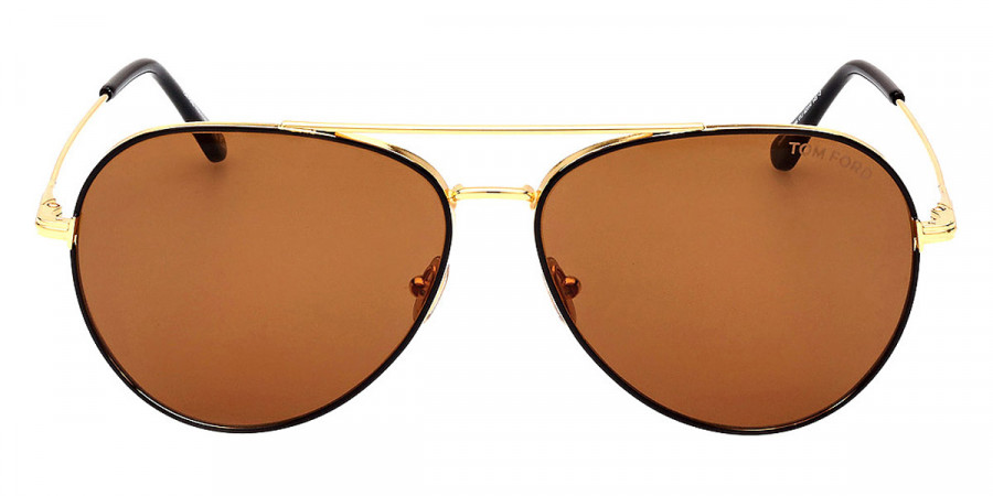 Tom Ford™ FT0996 Dashel-02 01J 62 - Shiny Yellow Gold/T Logo