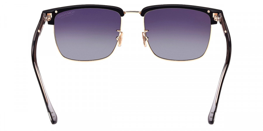 Color: Shiny Rose Gold/T Logo (02D) - Tom Ford FT0997-HHudson-0202D55