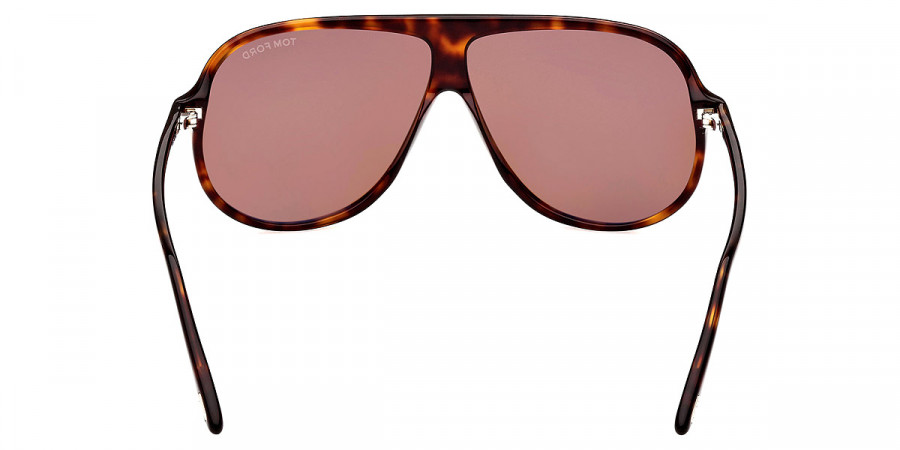 Color: Shiny Classic Dark Havana/T Logo (52E) - Tom Ford FT0998Spencer-0252E62