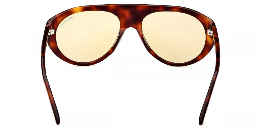 Color: Shiny Blonde Havana/T Logo (53E) - Tom Ford FT1001Rex-0253E57