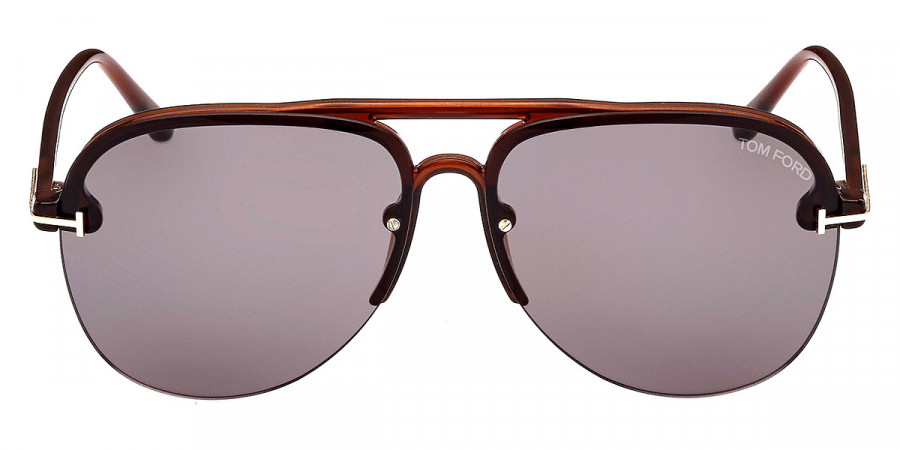 Tom Ford™ FT1004 Terry-02 45A 62 - Transparent Brown/T Logo