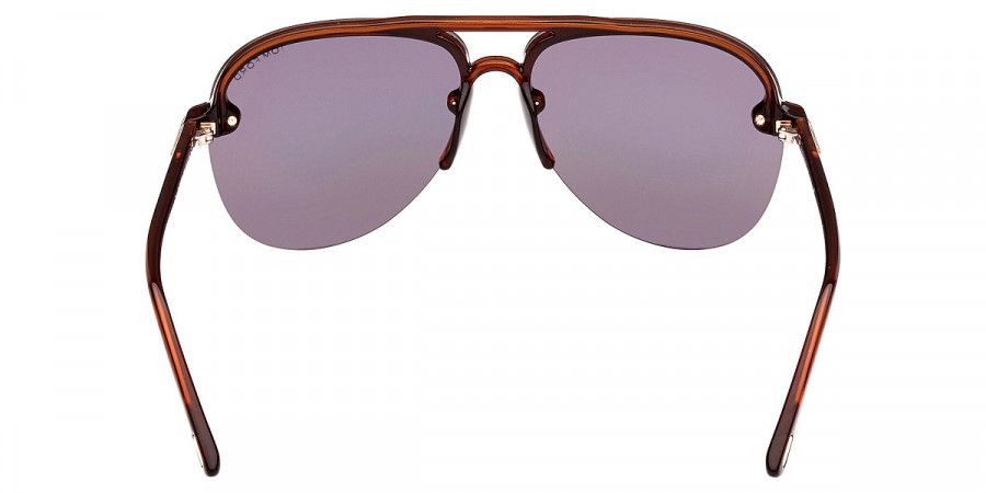 Color: Transparent Brown/T Logo (45A) - Tom Ford FT1004Terry-0245A62