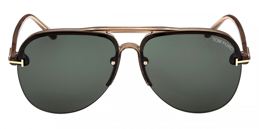 Tom Ford™ FT1004 Terry-02 45N 62 - Transparent Champagne/T Logo