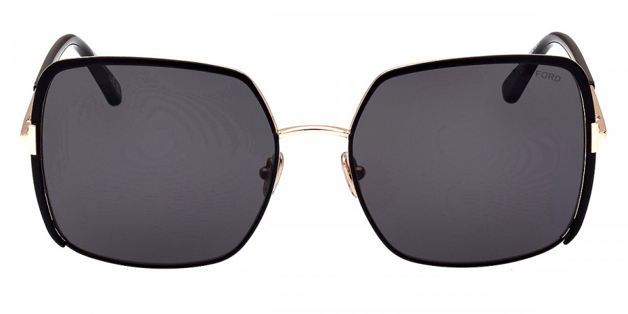 Tom Ford™ FT1006 Raphaela 02A 60 - Shiny Rose Gold/T Logo