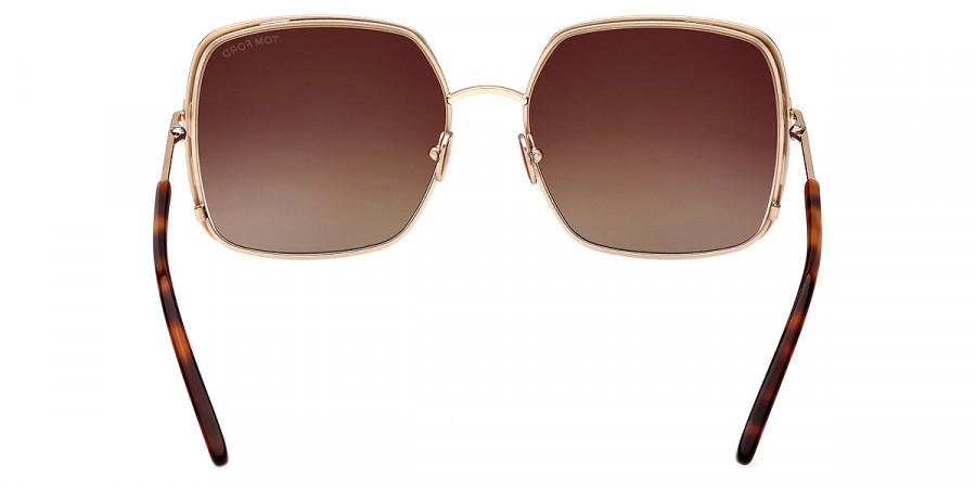 Color: Shiny Rose Gold/T Logo (48F) - Tom Ford FT1006Raphaela48F60