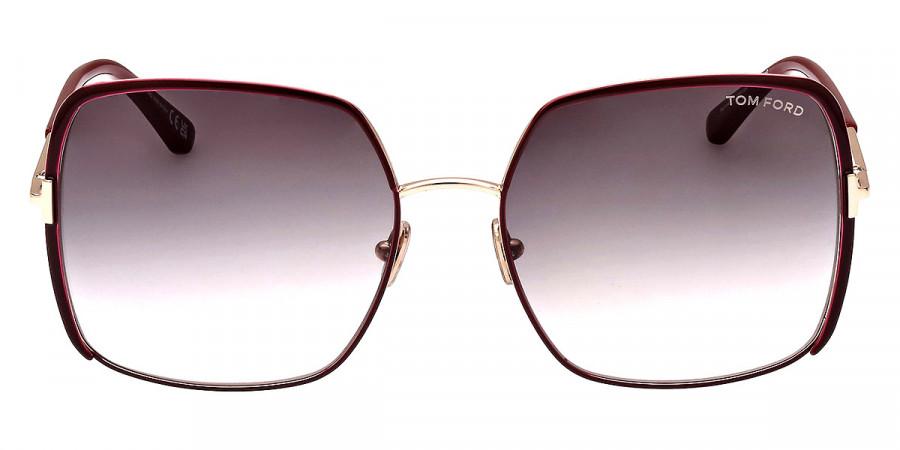 Tom Ford™ FT1006 Raphaela 69W 60 - Shiny Rose Gold/T Logo