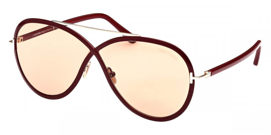 Color: Shiny Rose Gold/T Logo (69E) - Tom Ford FT1007Rickie69E65