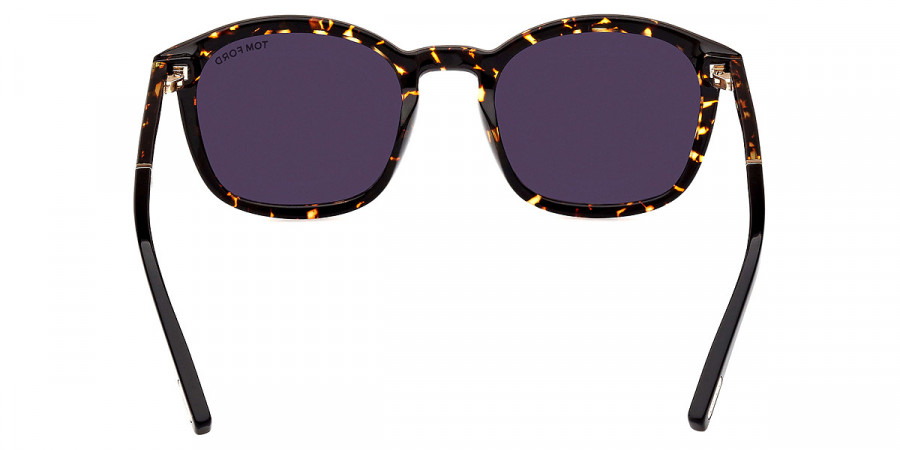 Color: Shiny Dark Havana and Black/T Logo (52A) - Tom Ford FT1020Jayson52A52