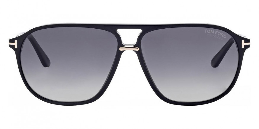Tom Ford™ FT1026 Bruce 01D 61 Shiny Black/T Logo Sunglasses