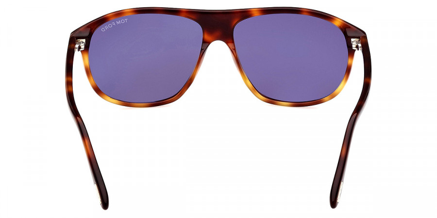 Color: Shiny Blonde Havana/T Logo (56V) - Tom Ford FT1027Prescott56V60