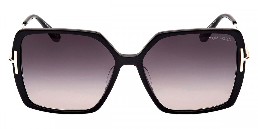 Tom Ford™ FT1039-F Joanna 01B 59 - Shiny Black/Shiny Rose Gold/T Logo