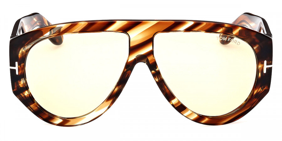 Tom Ford™ FT1044 Bronson 56E 60 - Havana/Striped