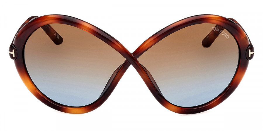 Tom Ford™ FT1070 Jada 53F 68 - Classic Medium Havana/T Logo