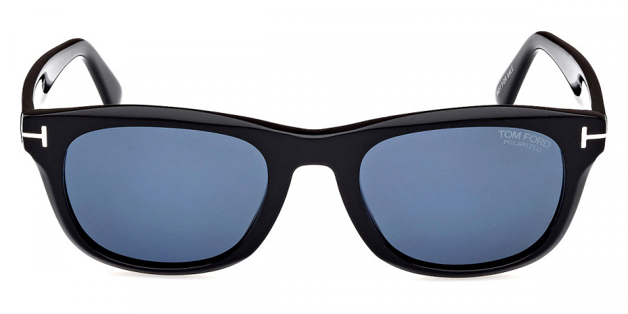 Tom Ford™ FT1076 Kendel 01M 54 - Shiny Black/Eco/T Logo