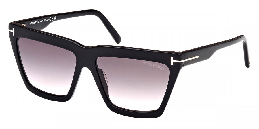 Color: Shiny Black (01B) - Tom Ford FT111001B56