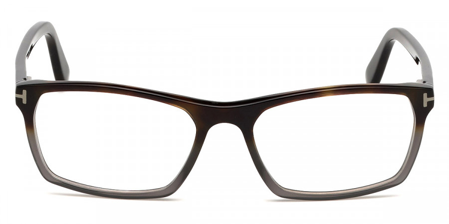 Tom Ford™ FT5295 055 56 - Shiny Gradient Havana-To-Transparent Gray