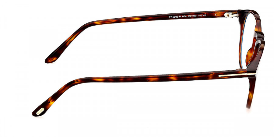 Color: Shiny Auburn Havana/T Logo (054) - Tom Ford FT5803-B05449