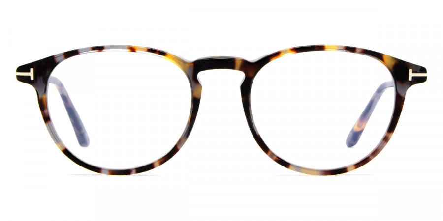 Tom Ford™ FT5803-B 055 49 - Shiny Vintage Gray Havana/T Logo